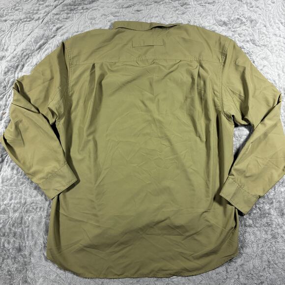Duluth Trading Shirt Mens XL Green Snap Ripstop Hiking Workwear Outdoors - Picture 8 of 8